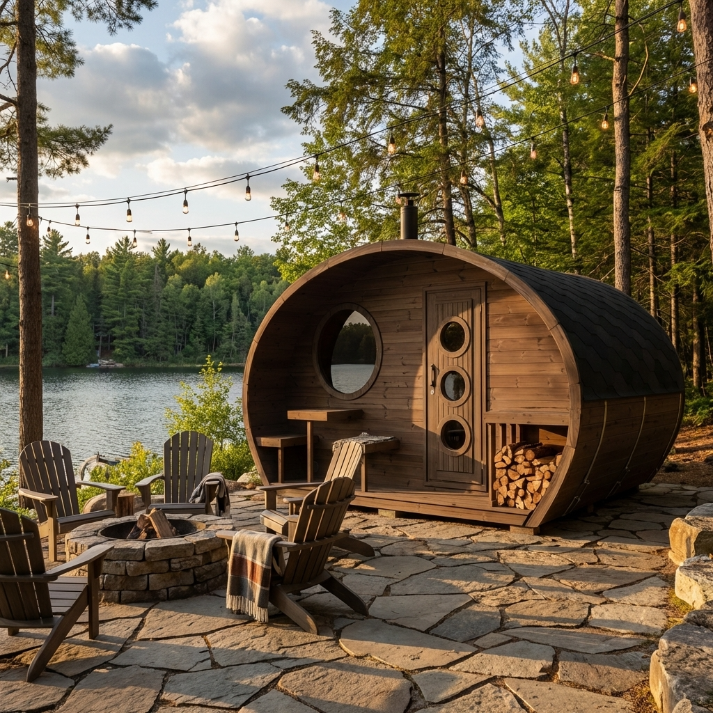 SaunaLife G11 Traditional Outdoor Sauna AI