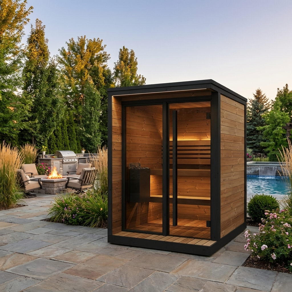 SaunaLife GL4 traditional outdoor sauna 