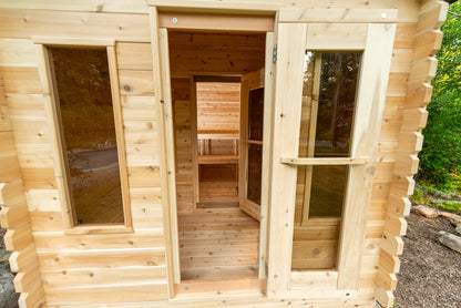 Georgian Cabin Sauna with Changing Room