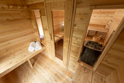 Georgian Cabin Sauna with Changing Room