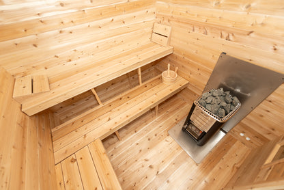 Georgian Cabin Sauna with Changing Room