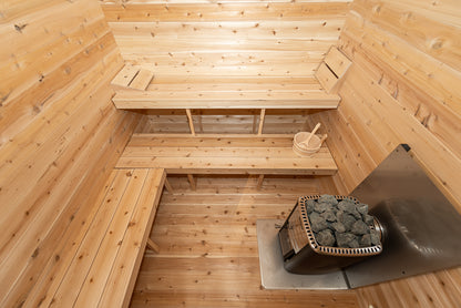 Georgian Cabin Sauna with Changing Room
