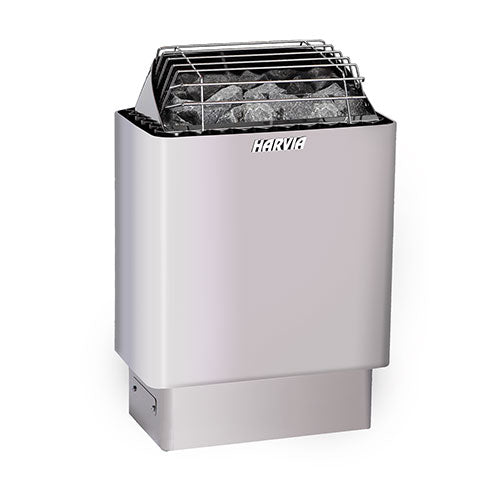 Harvia KIP45W 4.5kW Sauna Heater Package, Stainless Steel