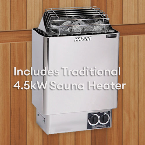 Finnmark FD-5 Trinity XL - Red Light, Infrared, & Steam Sauna Combo