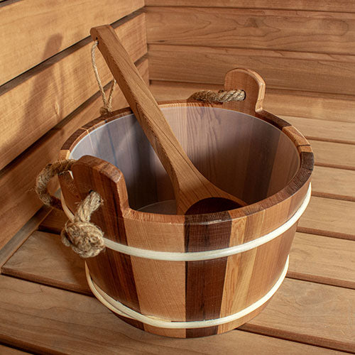 Traditional Sauna Bucket & Ladle