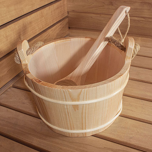 Traditional Sauna Bucket & Ladle
