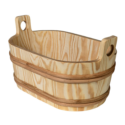 PROSAUNAS Wood Sauna Bucket, Oval, 7.6-Liter