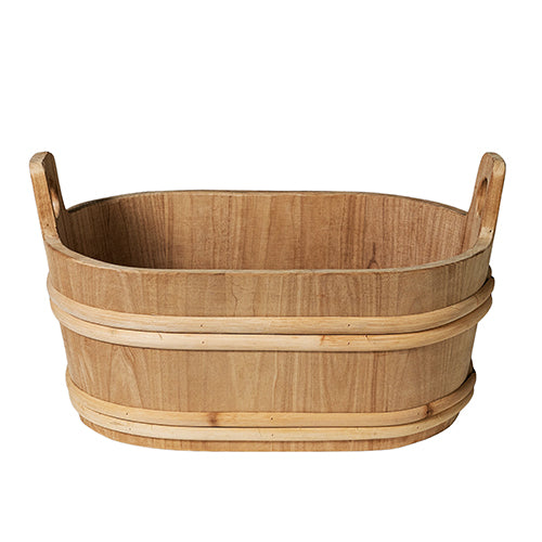 PROSAUNAS Wood Sauna Bucket, Oval, 7.6-Liter