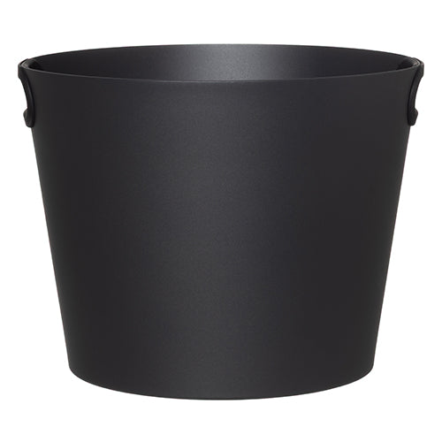 Rento Large Sauna Bucket, Silicone Handles, Dark Grey Aluminum, 16L