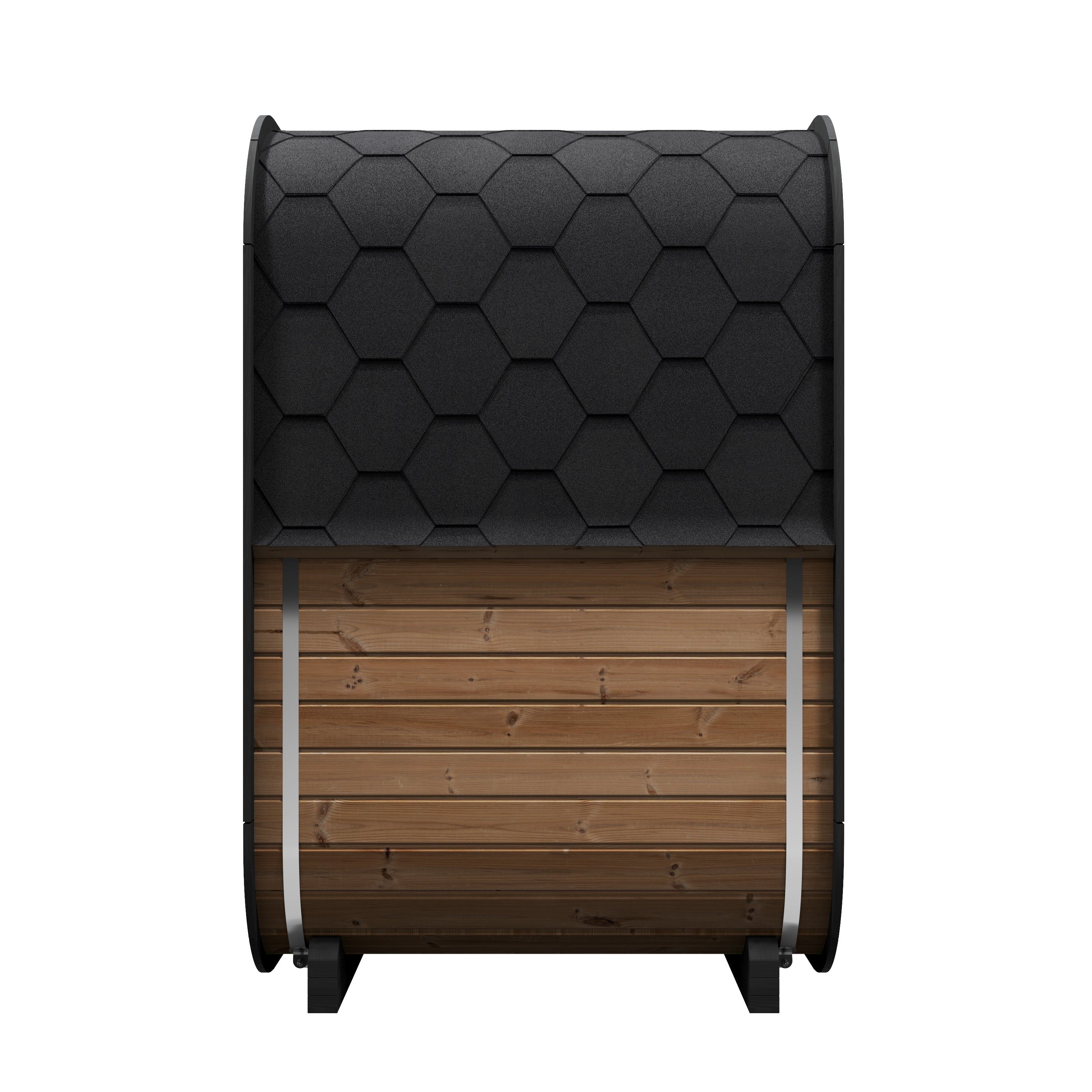 SaunaLife Model CL3G Cube Luxury Outdoor Sauna Kit - 2-person