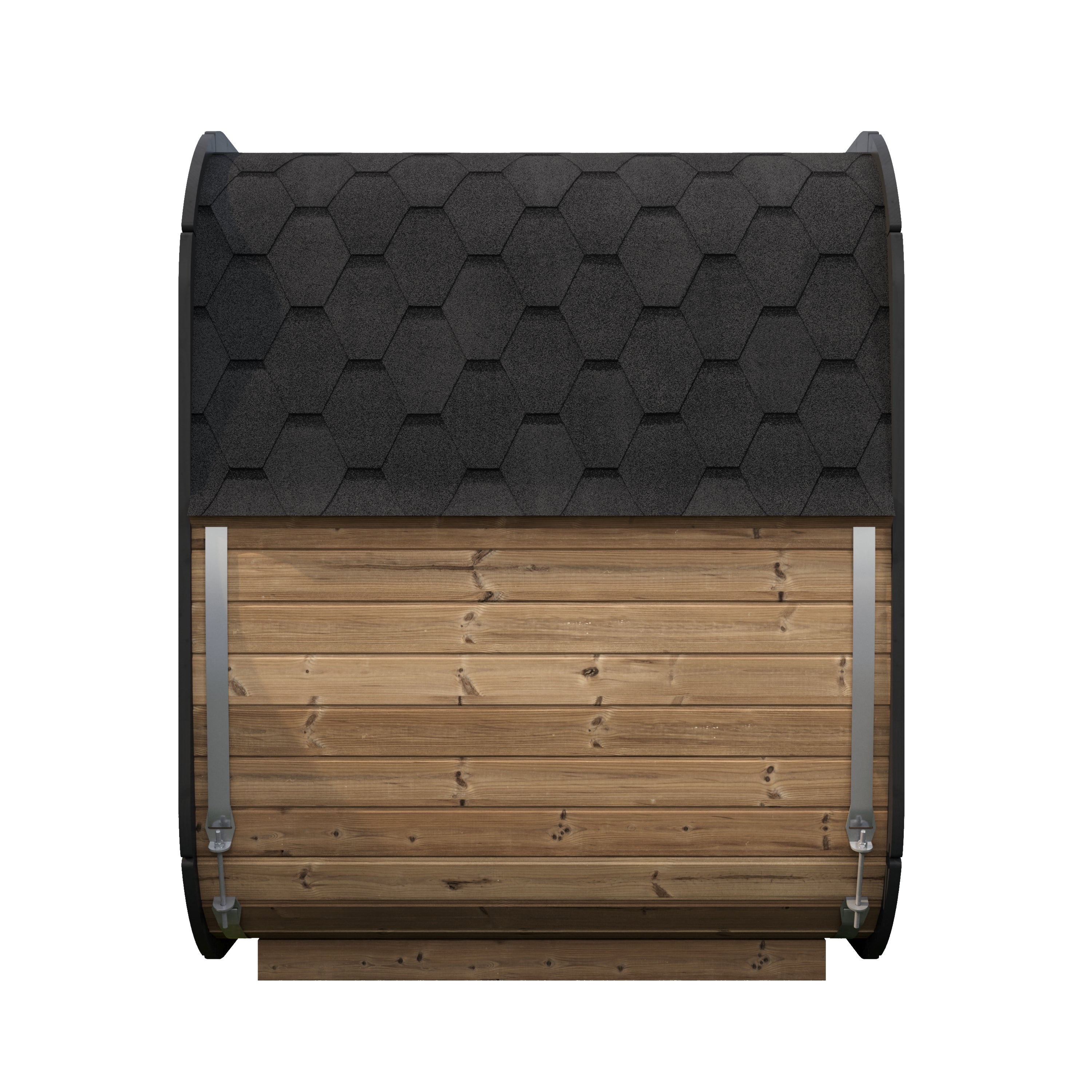 SaunaLife Model CL5G Cube Luxury Outdoor Sauna Kit - 4-person