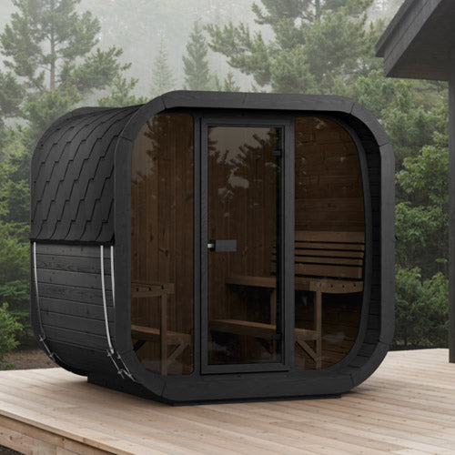 SaunaLife Model CL7G Cube Luxury Series Outdoor Sauna Kit - 6-person