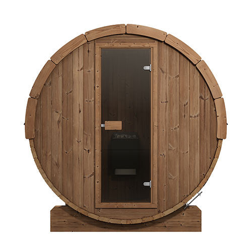 SaunaLife E6 Ergo Outdoor Sauna Barrel Kit 3-Person