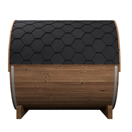 SaunaLife Model E8 Ergo Series Outdoor Sauna Barrel Kit, Up to 6 Persons