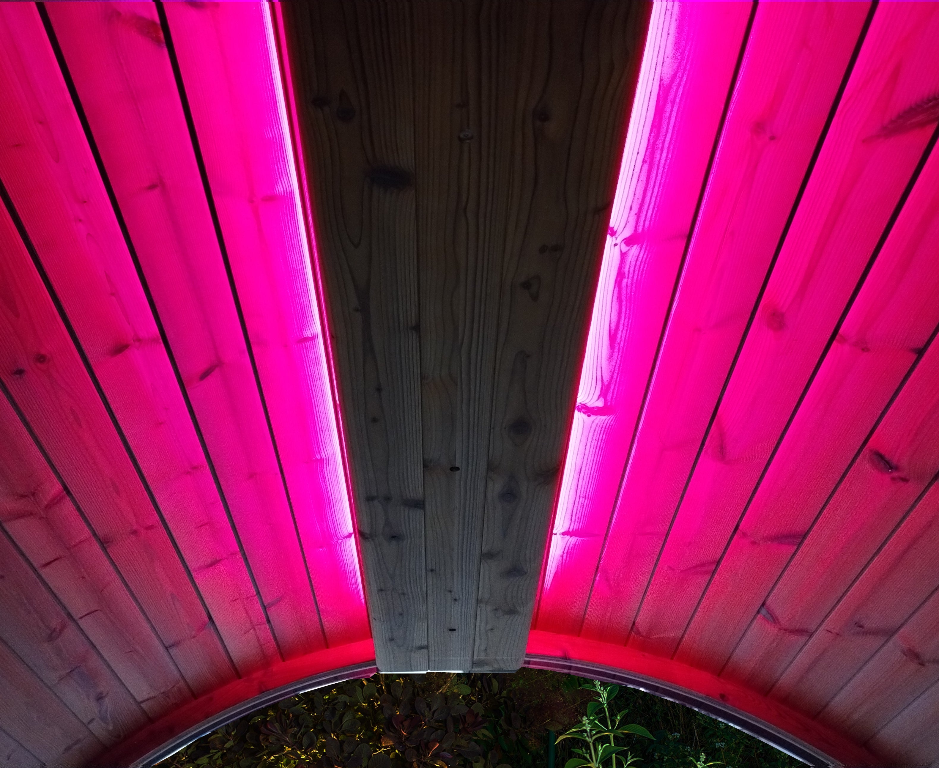 Color LED Lighting for SaunaLife ERGO Series Barrel Sauna