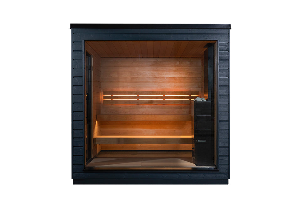 SaunaLife Model G6 Outdoor Fully-Assembled Sauna - 5-person