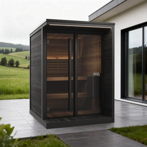 SaunaLife GL4 Traditional Outdoor Sauna - 4-person