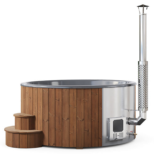 Wood-Burning Hot Tub