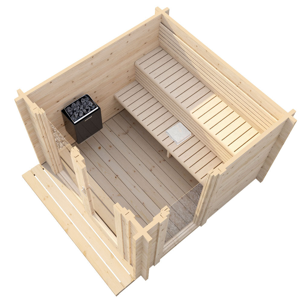 Model G4 Outdoor Home Sauna Kit
