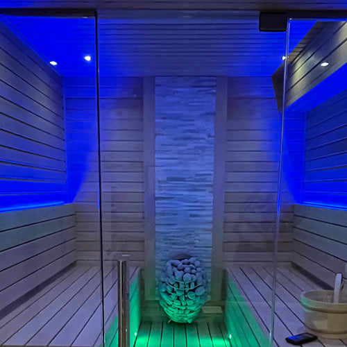 Bathology Spectrum 511 Sauna Room Color Bathing LED RGB Lighting System, Single Zone