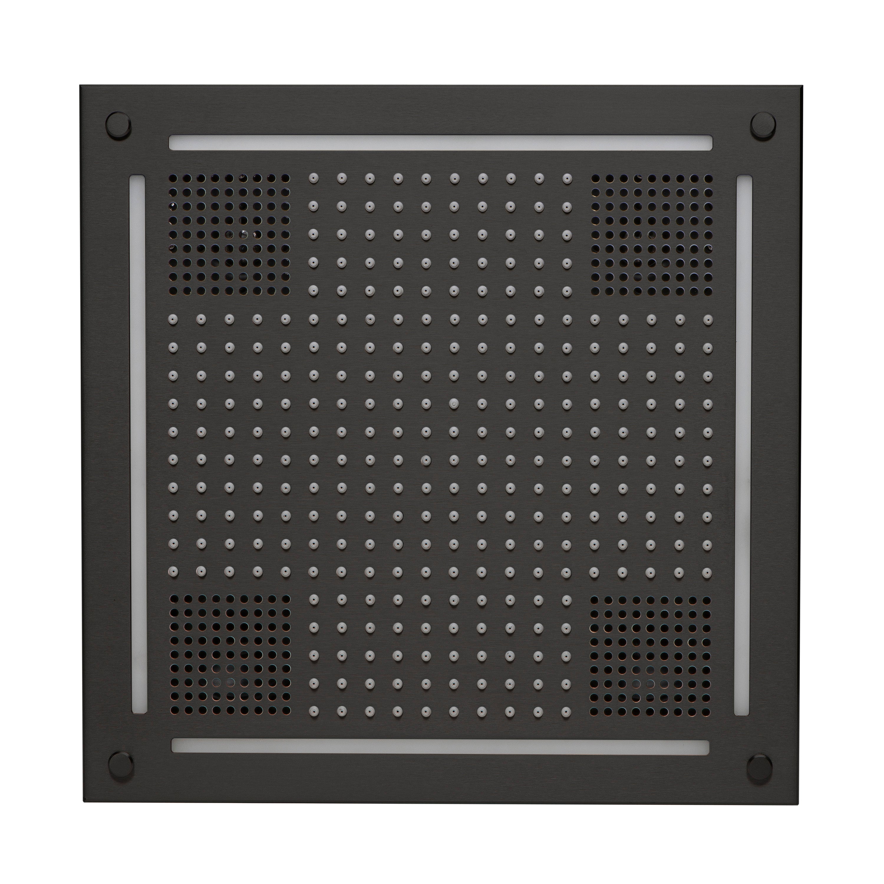 HydroVive Shower Head with Light, Sound, & Rain System