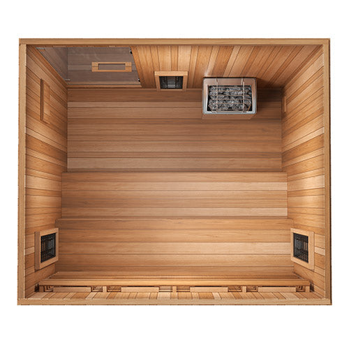 Finnmark FD-5 Trinity XL - Red Light, Infrared, & Steam Sauna Combo