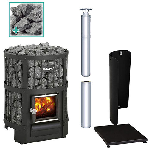 Legend 150 Wood-Burning Sauna Stove Package