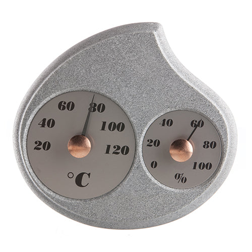 Hukka Maininki Sauna Celsius Thermometer and Hygrometer, Droplet