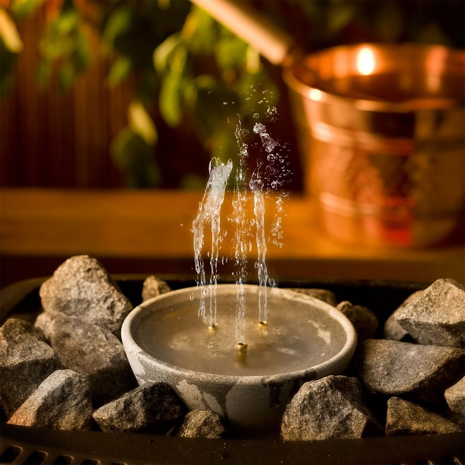 Saunamaestro Sauna Fountain and Essence Diffuser