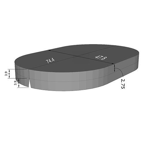 SaunaLife S2 Cover Insulated Cover for SaunaLife S2 Series Hot/Cold Plunge Tubs