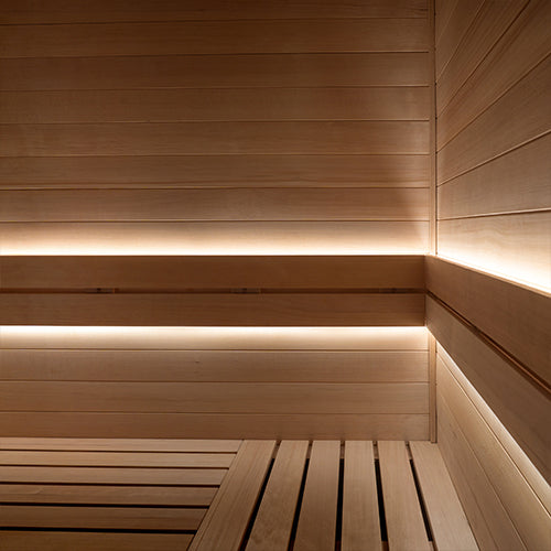 Dimmable White Sauna LED Lights - 1-Zone