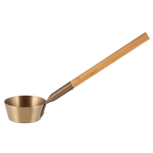 Rento Sauna Ladle Sauna Ladle, Aluminum w/ Thermo-Bamboo