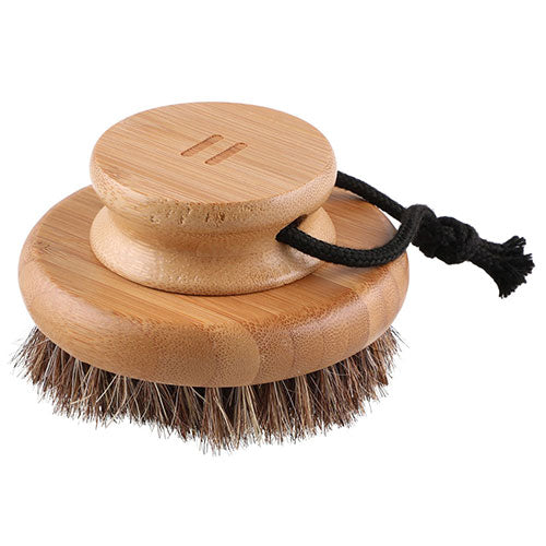 Rento Body Brush Body Brush, Oil-Treated Bamboo, Natural Bristles