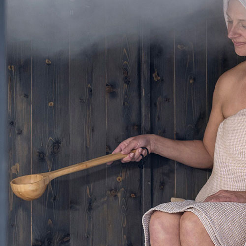 Sauna Ladle, Thermo Laminated Bamboo
