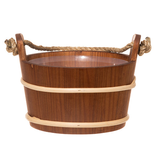 4Living Rope Handle Sauna Bucket