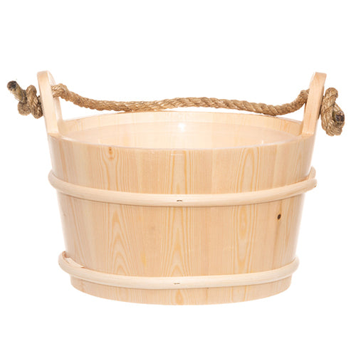 4Living Rope Handle Sauna Bucket