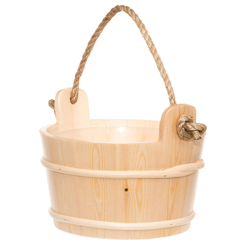 4Living Rope Handle Sauna Bucket
