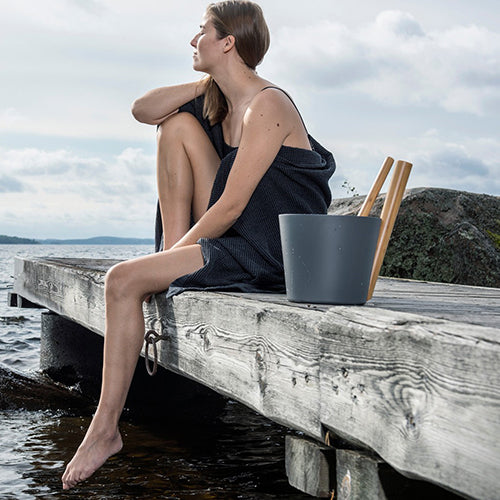 Rento Straight Handle Sauna Bucket