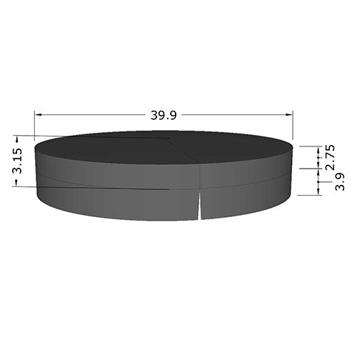SaunaLife S1 Cover Insulated Cover for SaunaLife S1 Series Hot/Cold Plunge Tubs