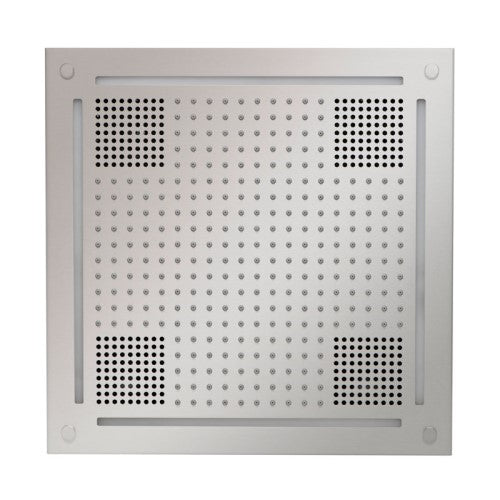 ThermaSol HydroVive 18" Shower Head with Light, Sound, Rain System