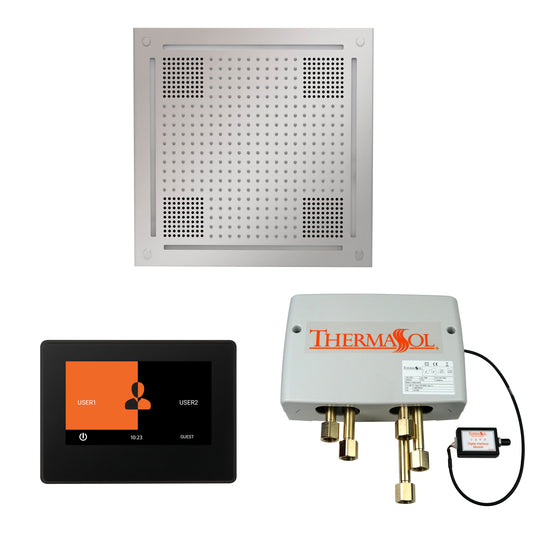 ThermaSol WHSP7S ThermaTouch 7" Shower Control Pkg, Digital Shower Valve, HydroVive Light & Sound Rainhead